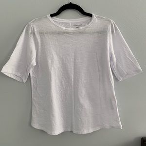 Eileen Fisher women’s boxy white tee